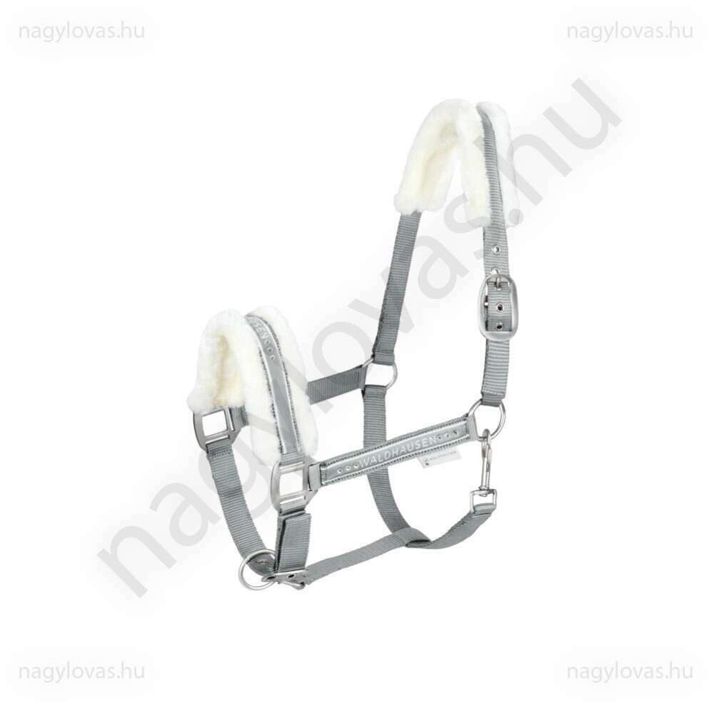 Waldhausen Elegant szőrmés kötőfék szürke