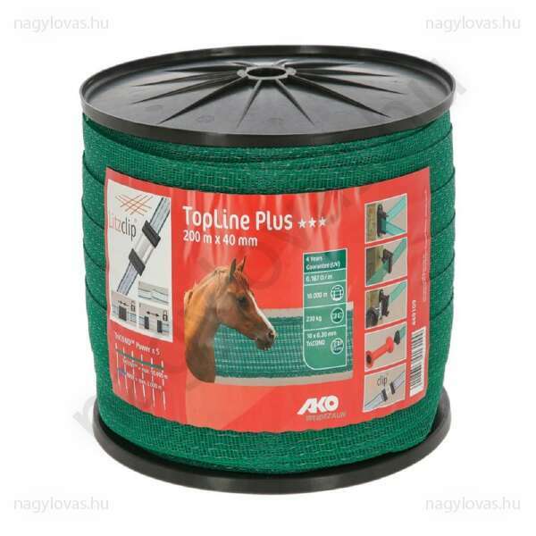 AKO TopLine Plus szalag 2cm/200m zöld