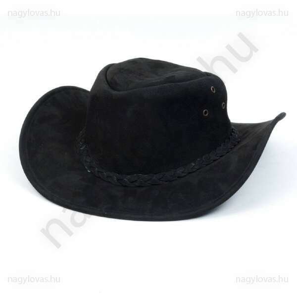 Bőr western kalap