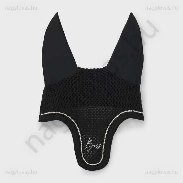 Boss Glitter fülvédő fekete