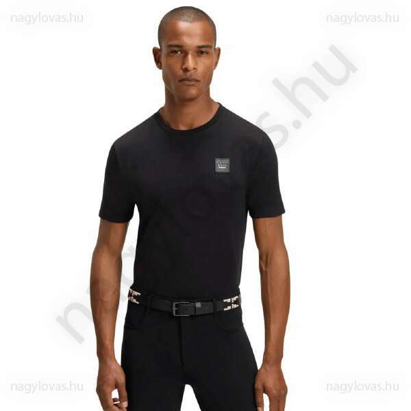 Boss Pierce férfipóló fekete