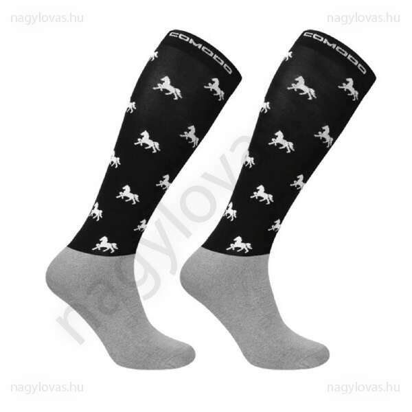 Comodo Riding Technical Horse zokni szürke 31-34