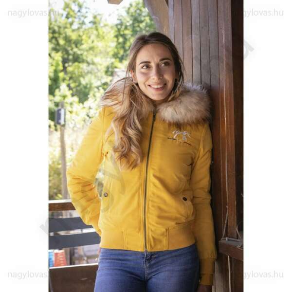 Ekkia Pénélope Lyon női kabát sárga  