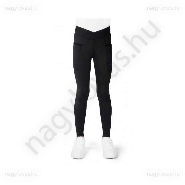 Equi-Theme Flora gyerek leggings fekete