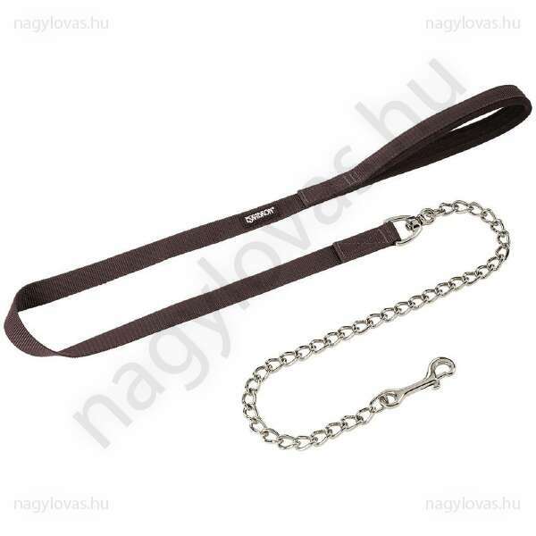 Eskadron Basic felvezetőszár láncos barna