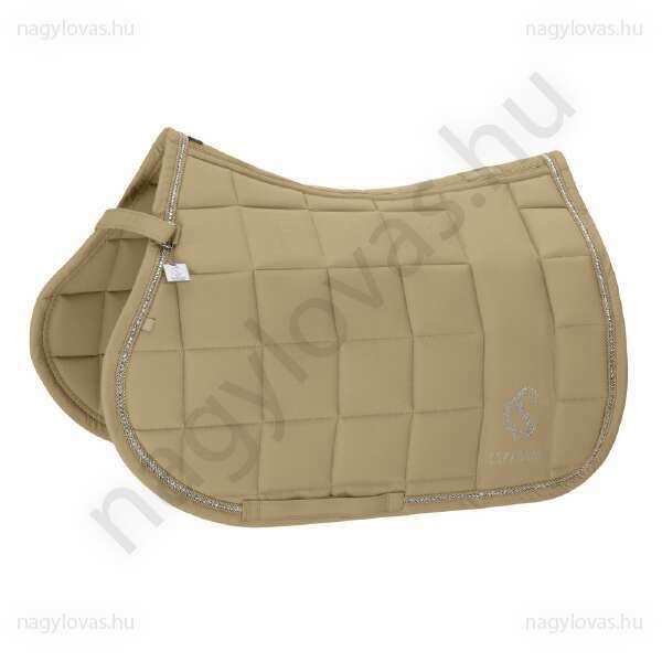 Eskadron Big Square Spparkle nyeregalátét drapp 