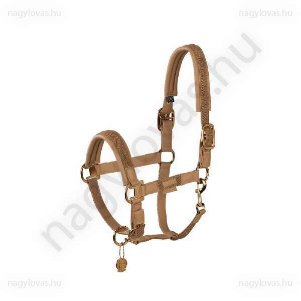 Eskadron Pin Plait faux leather kötőfék konyak