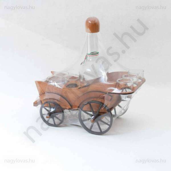 Hintós palack,pohár szett