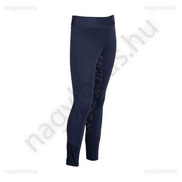 HKM Alva full szilikon leggings lovaglónadrág kék