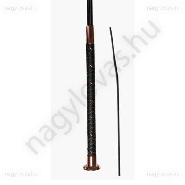 HKM Liv díjlovagló pálca fekete/rosegold