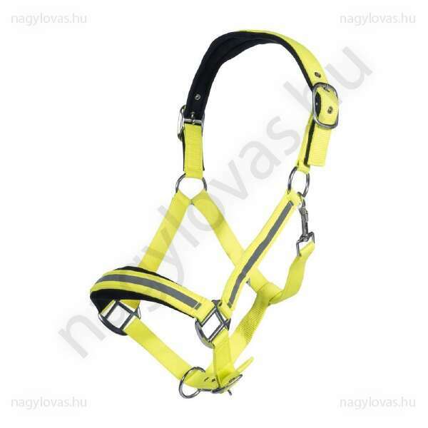 HKM Reflective fényvisszaverő kötőfék neon