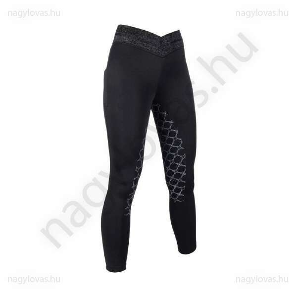 HKM Ruby full szilikon leggings lovaglónadrág feke