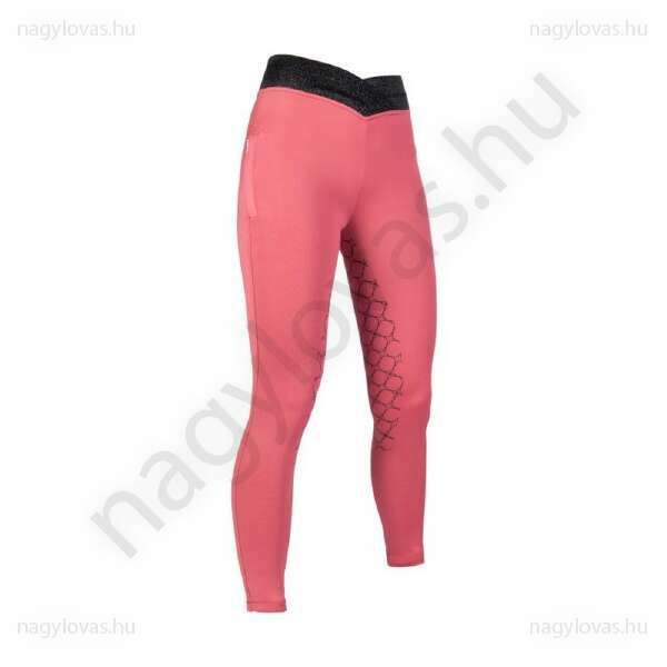 HKM Ruby full szilikon leggings lovaglónadrág rust