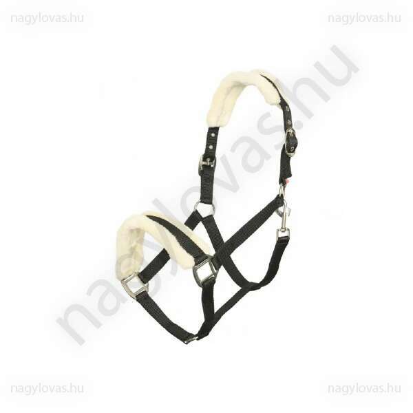 Imperial Riding szőrmés kötőfék fekete