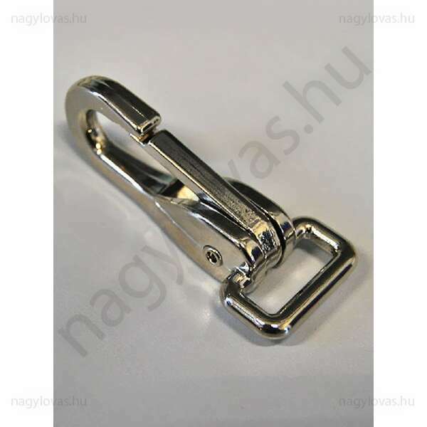 Karabíner lapos réz, oldalt nyitható