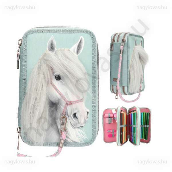 Miss Melody 3 emeletes töltött tolltartó