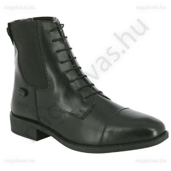 Norton bőr bélelt lovaglócipő fekete