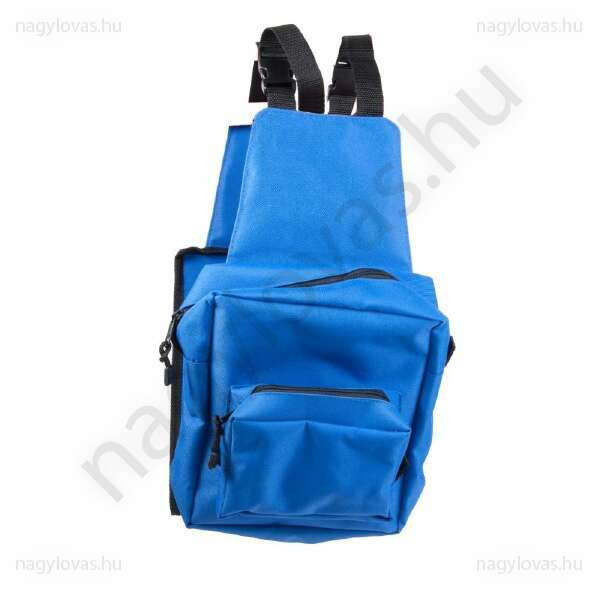 Nyeregtáska 2 kulaccsa kék 23X21X9cm