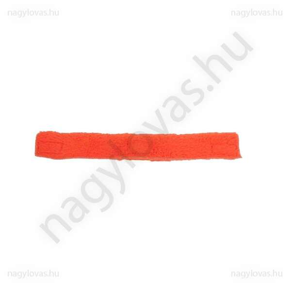 Orr- és homlokszíjvédő szőrme narancssárga 32cm