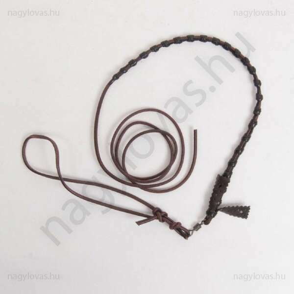 Ostorszíj csomózott forgós barna