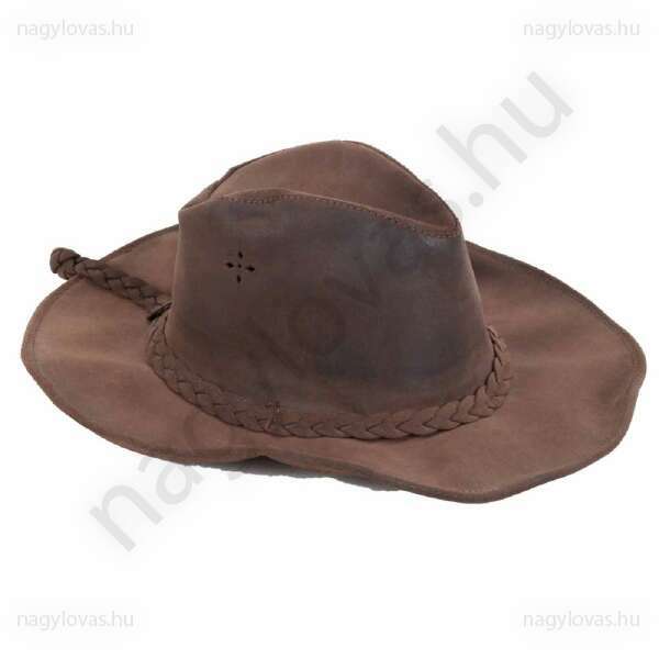 Pioneer western bőrkalap barna S