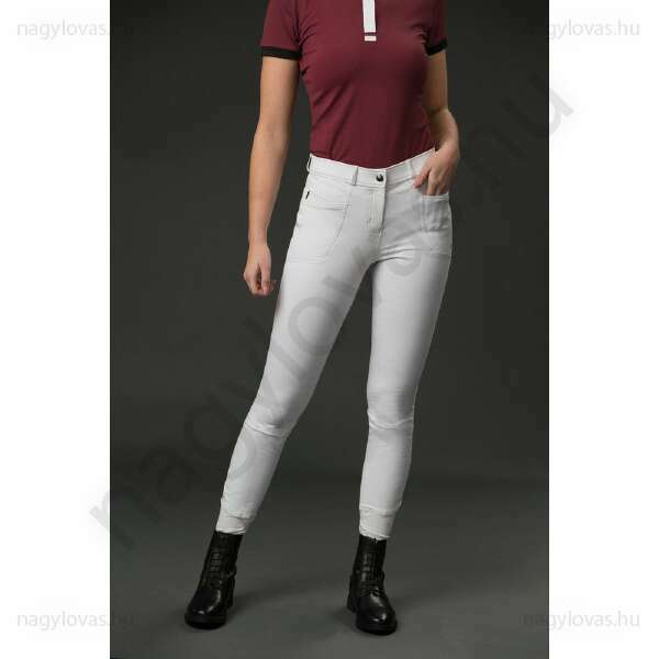 QHP AmbitionFirst női lovaglónadrág fehér 44