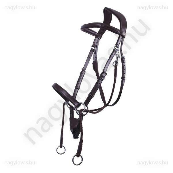 QHP Ceto zabla nélküli kantár  barna shetty