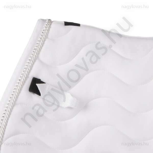 QHP díjlovas nyeregalátét számtartóval fehér