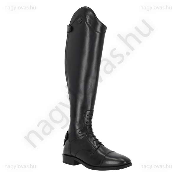 QHP Elyria Adult wide Black bőr lovaglócsizma fekete 41W