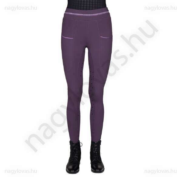 QHP Fayen női lovaglóleggings lila 38