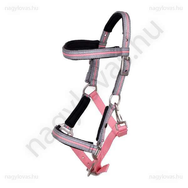 QHP Flore kötőfék csikóra flamingo pink