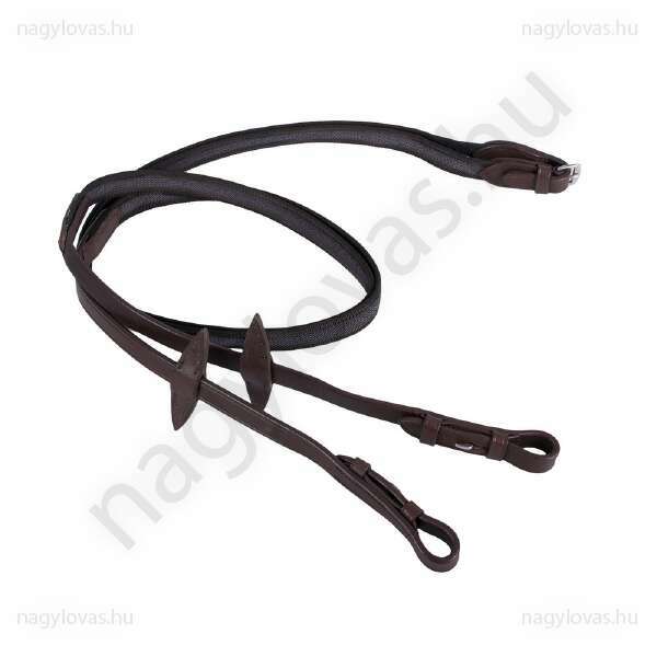 QHP gumírozott lovaglószár - Barna - Full