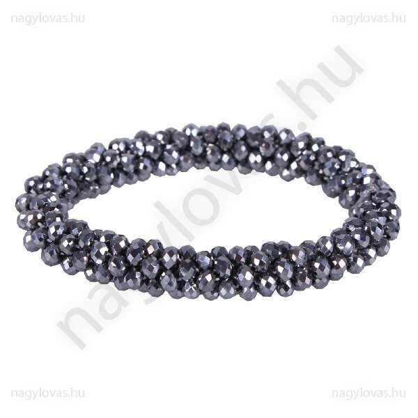 QHP gyöngyös hajgumi ezüst 