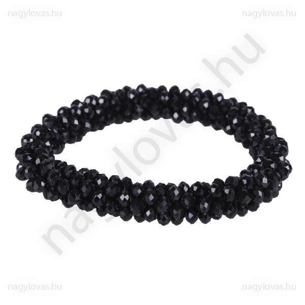 QHP gyöngyös hajgumi fekete