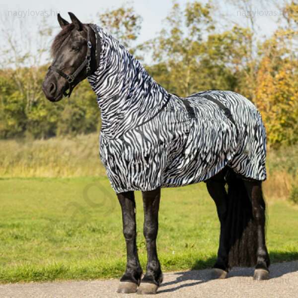 QHP Icekandic ekcéma lótakaró zebra 125 cm
