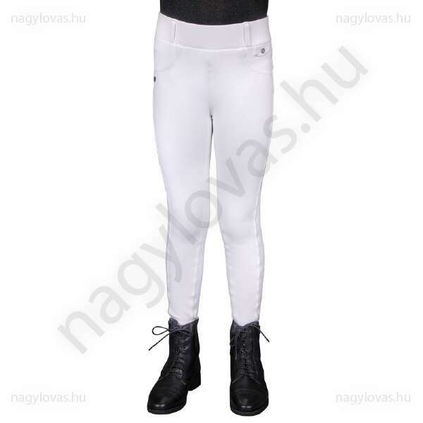 QHP Juliet Junior téli lovaglóleggings fehér 140
