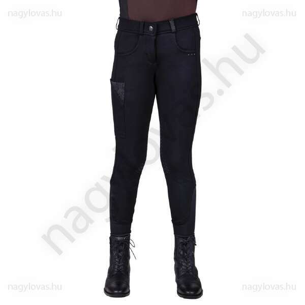 QHP Kae Junior lovaglónadrág  fekete 140