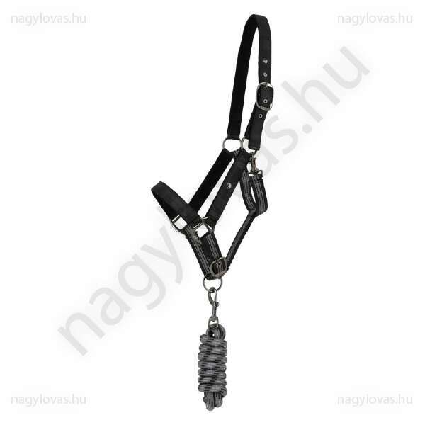 QHP kötőfék szárral midnight 