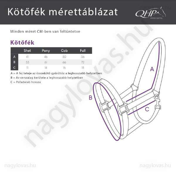 QHP kötőfék szárral Wave zöld