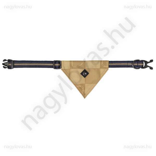 QHP kutyáknak való nyakörv kendővel homoksz L