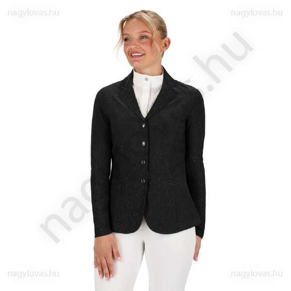 QHP Kynley női zakó  lurex fekete