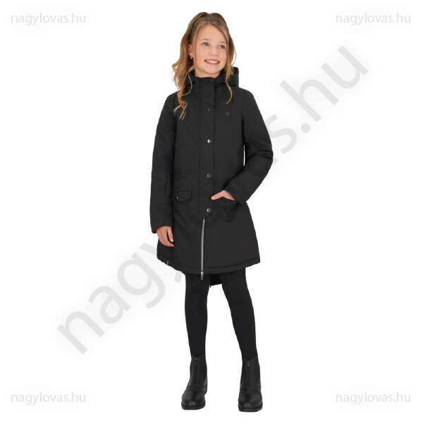QHP Linde  téli lovaglókabát fekete 176