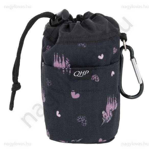 QHP Lize jutalomfalat tartó táska  fekete/lila