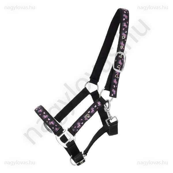 QHP Lize kötőfék fekete/unicorn 