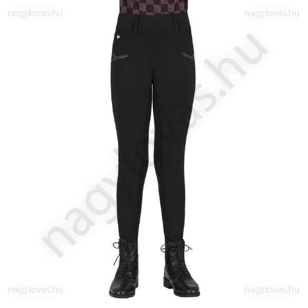 QHP Lize téli lovaglóleggings fekete 152
