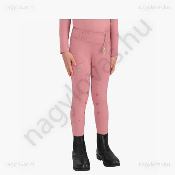 QHP Lucky Start gyerek lovaglóleggings pink 152