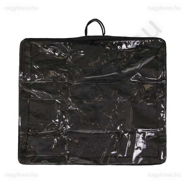 QHP nyeregalátét táska 80X65cm fekete