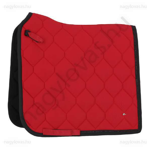 QHP Oakleigh díjlovas nyeregalátét piros/fekete Full