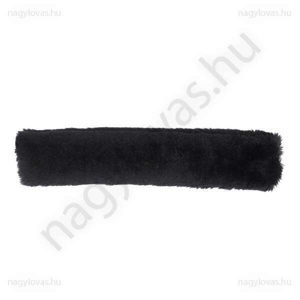 QHP orrszíjvédő műszőrme fekete 26 cm