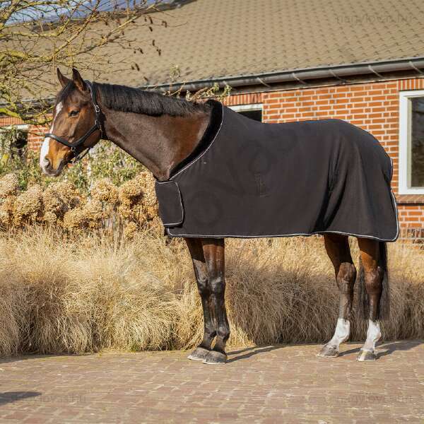 QHP Salerno polár leszárító lótakaró fekete 165 cm